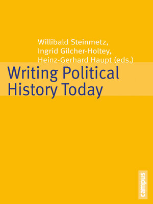 cover image of Writing Political History Today